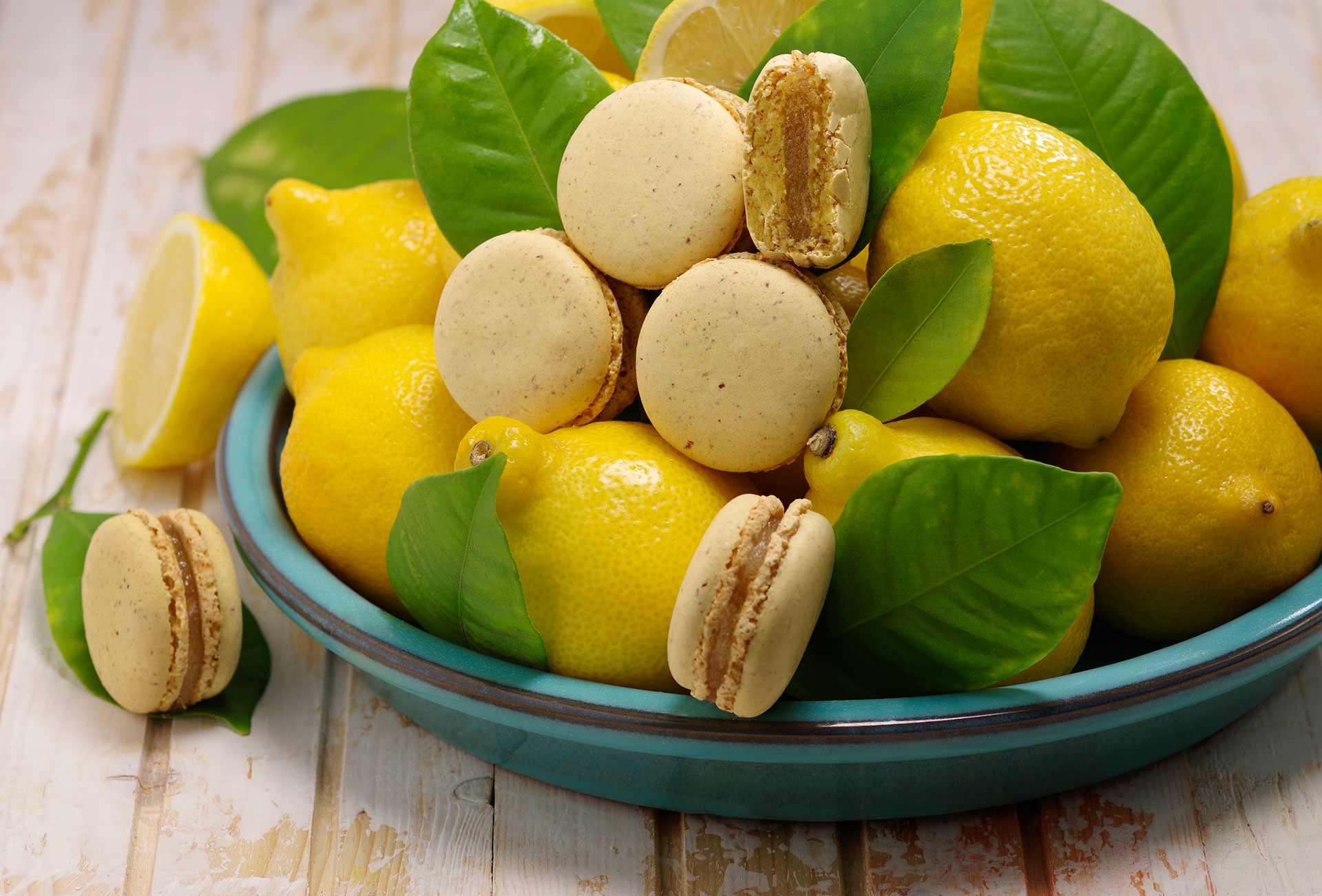 Macaron citron de Menton