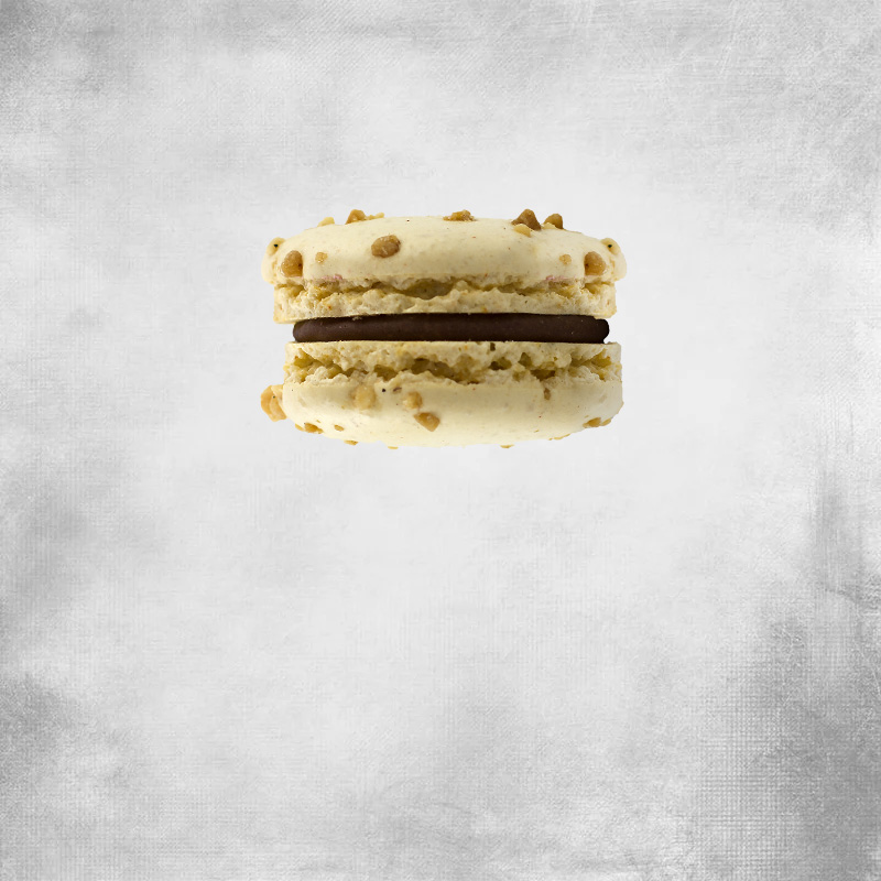 Macaron pâte à tartiner noisette